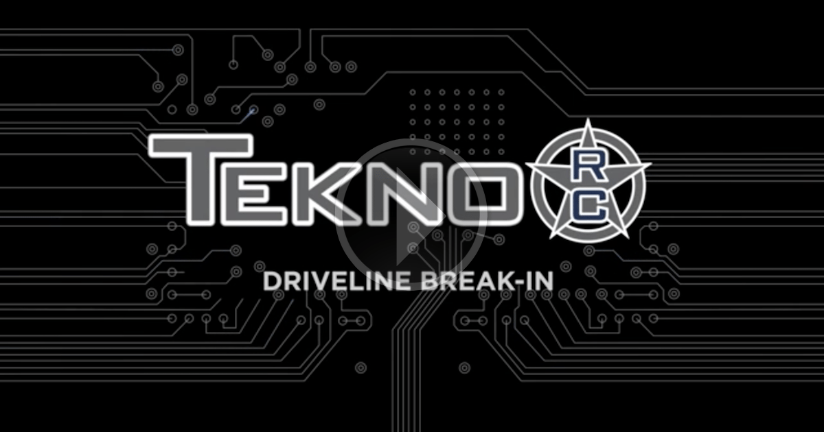 Tekno RC How To Videos: Driveline Break In