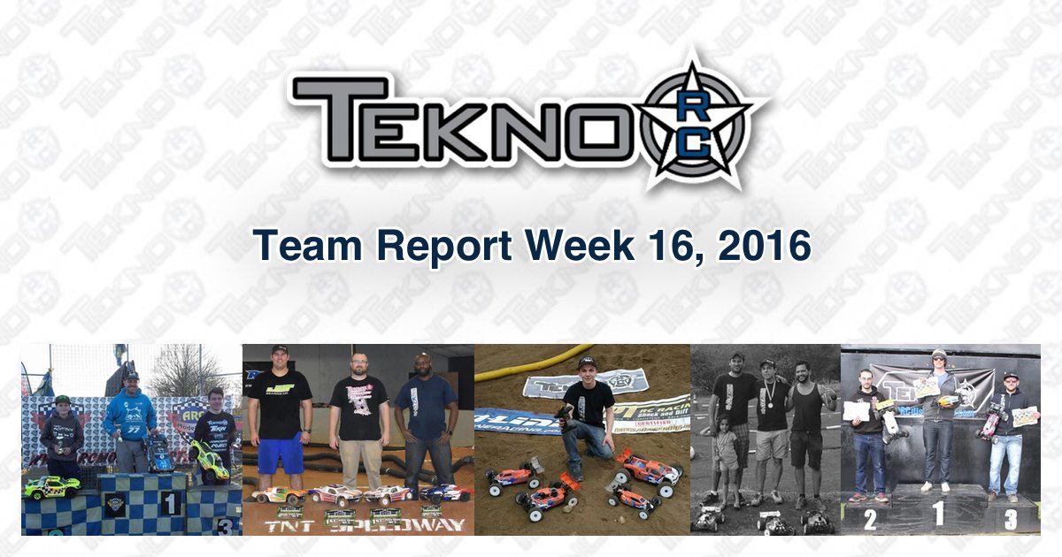 Tekno RC Team Report Week 16 2016