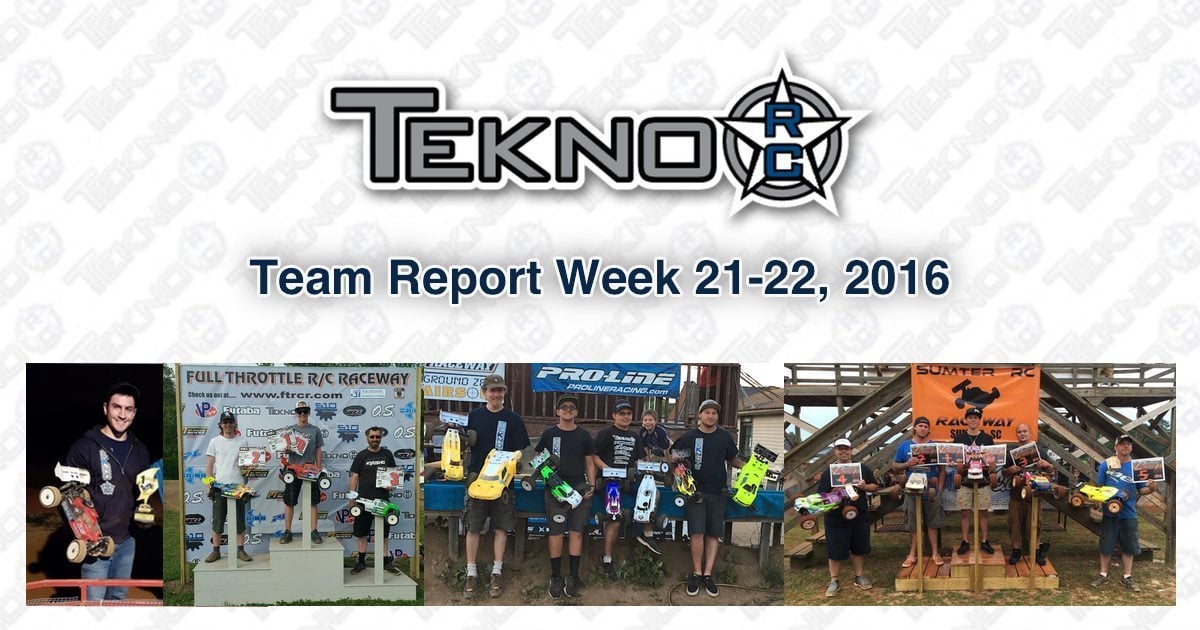 Tekno RC Team Report Week 21-22 2016
