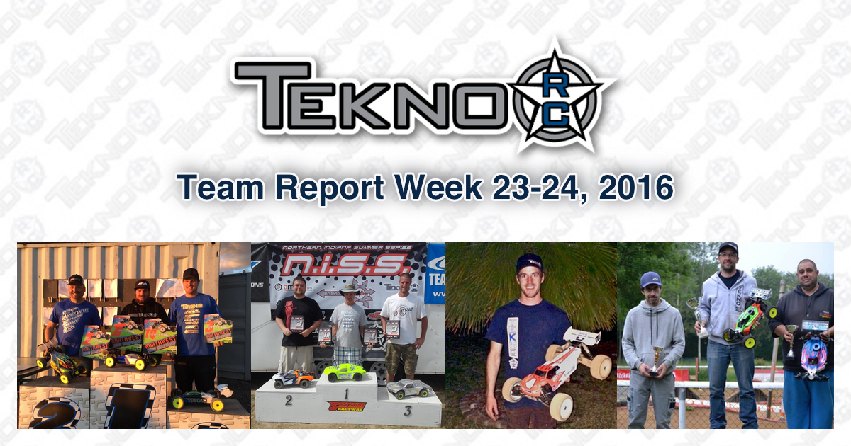 Tekno RC Team Report Week 23-24 2016