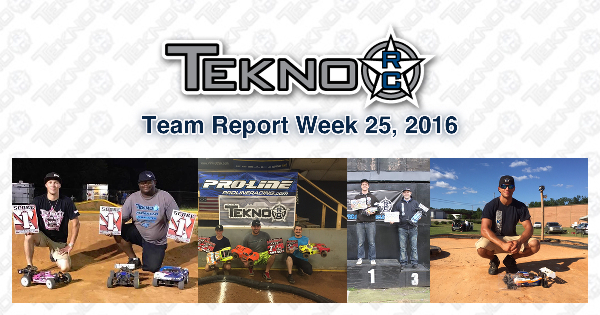 Tekno RC Team Report Week 25 2016