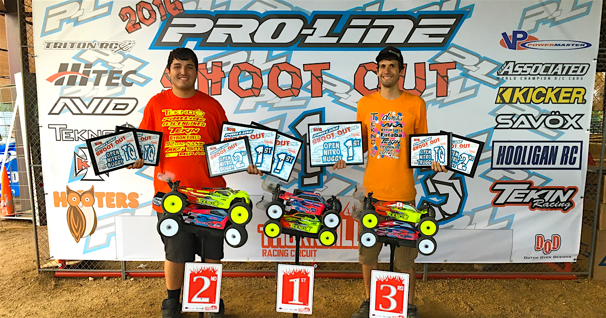 Tekno RC Sweeps 2016 Pro Line Shootout!