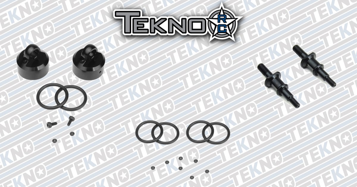 New Aluminum Shock Caps and Standoffs From Tekno RC!