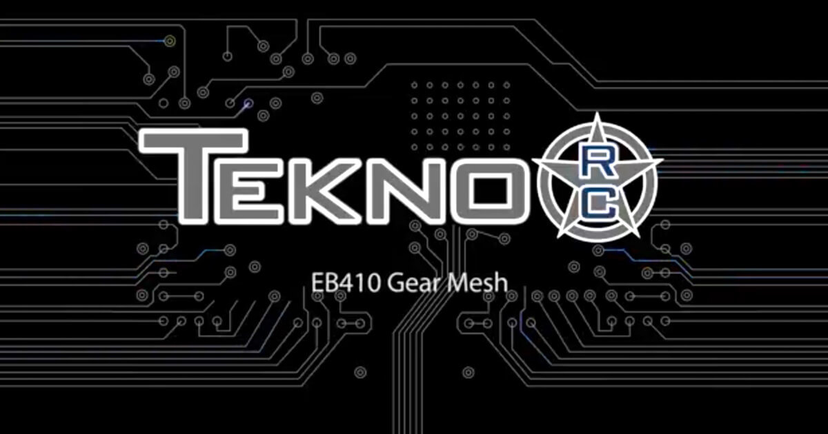 Tekno RC How-To Videos: EB410 Gear Mesh