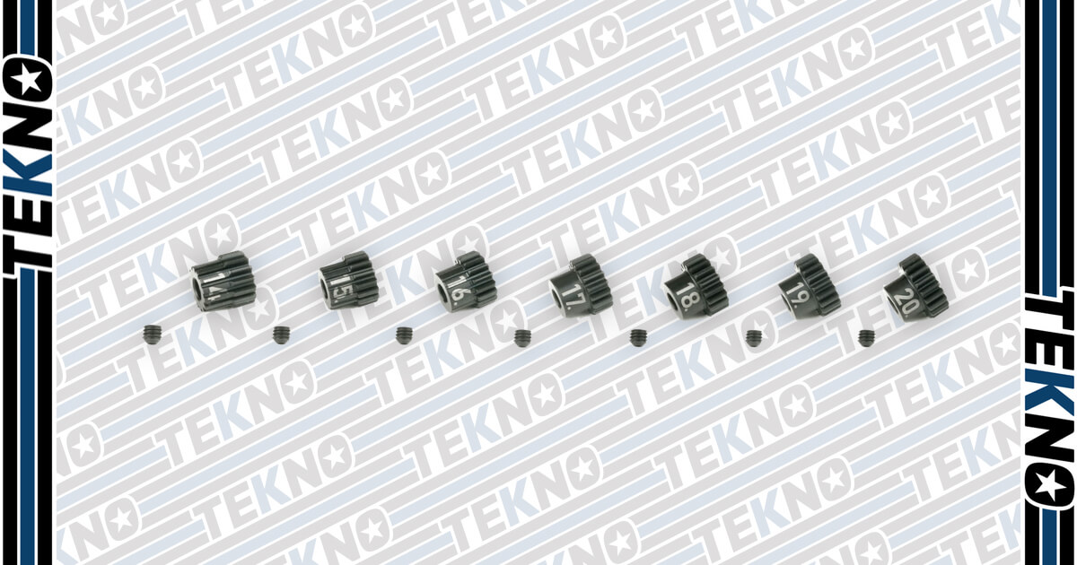New MOD 0.8 Pinion Gears From Tekno RC!